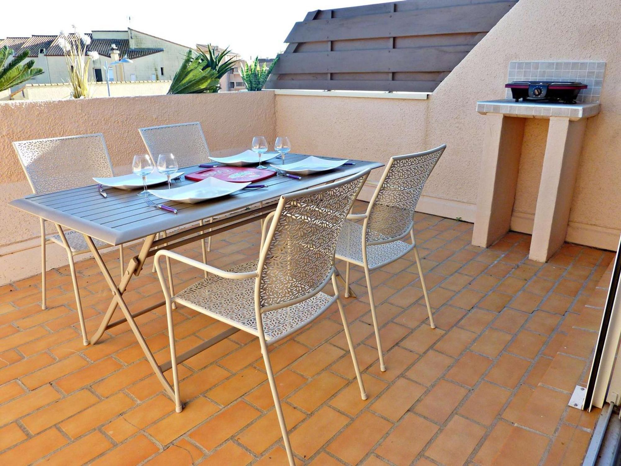 Duplex Renove Avec Clim, Terrasse Et Parking A Marseillan - Fr-1-387-162 Leilighet Eksteriør bilde